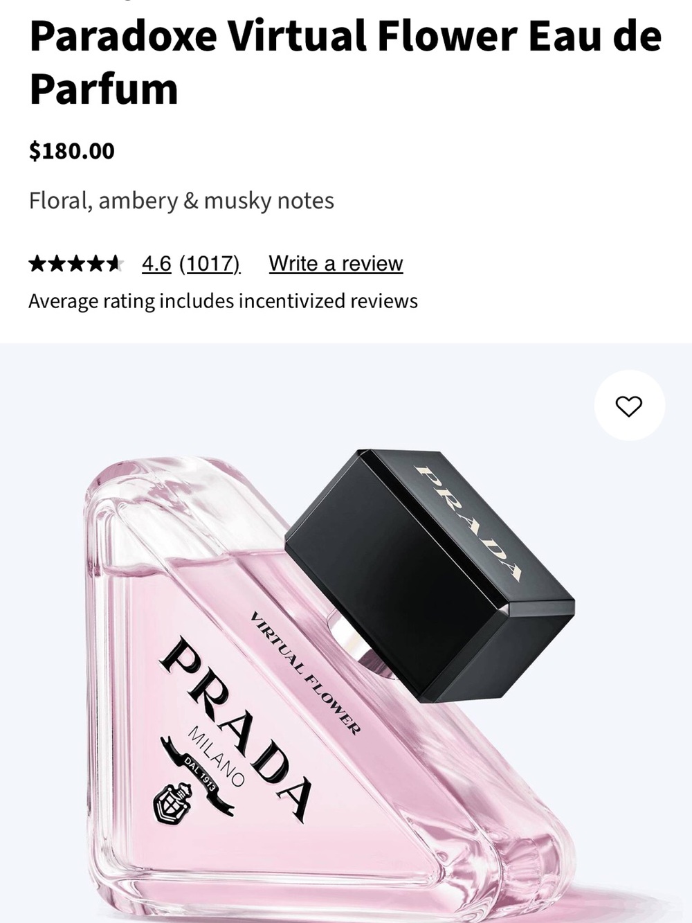 PRADA • Paradoxe Virtual Flower • Eau de Parfum
